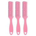thumbnail image 1 of Pack of 3 double-sided hair clipper, comb with stainless steel blade, 1 of 5