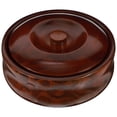 thumbnail image 4 of 1Set Simple Retro Style Wooden Round Bowl Ideal For Daily Use By Adults In Home And Store Environments, 4 of 8