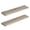 Greige-39.4 Inches, variant on Floating Shelves For Wall Mounted Shelf Set Of 2 55" Hanging With Invisible Brackets In Bathroom Bedroom Toilet Kitchen Living Room Office Rustic Brown Bf140bjp201