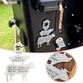 thumbnail image 2 of SIfdSeng Get it Fast Bbq Temperature for Man Barbecue Decor for Him Garage Signs for Husband 2Pc, 2 of 9