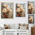 thumbnail image 4 of Designart "A Harmonious Bouquet Of Roses I" Roses Floater Framed Canvas Wall Art, 4 of 5