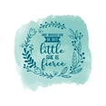 thumbnail image 1 of And Though She Be But She Is Fierce Positive Motivating Words Nursery Decor Wall Art Sticker Designs Vinyl Stickers For Home House Walls Rooms Windows Bedroom Decoration Size (26x26 inch), 1 of 3
