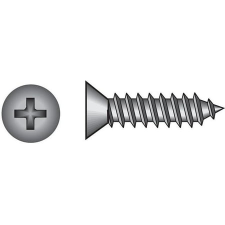 

8 x 0.75 in. Phillip Flat Head Sheet Metal Screw Zinc
