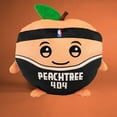 thumbnail image 5 of Bleacher Creatures Atlanta Hawks Peach 12" Mascot Kiri Cloud Plushie, 5 of 9