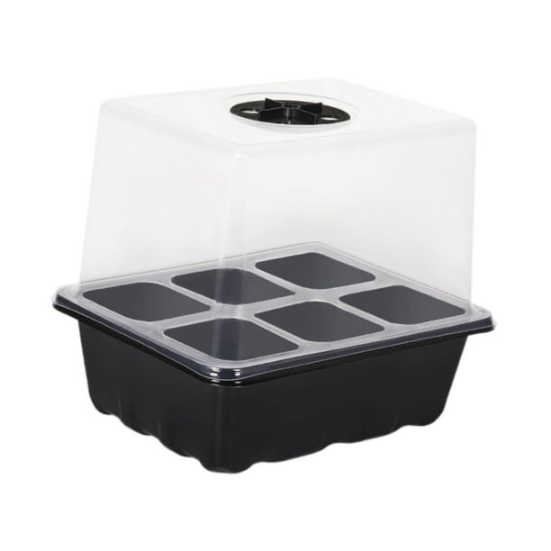 Bandeja de inicio para plantas Bandeja de cultivo para pasto de trigo Cultivo de microvegetales Tierra Negro