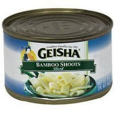 Geisha Sliced Bamboo Shoots (Pack of KKS1 4) 8 oz Cans