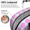 thumbnail image 5 of Lunch Bag Lunch Box for Women Reusable Insulated Lunch Bags,Water-Resistant Pink Doughnut Cooler Lunch Tote Bag, Large Capacity for Work Travel Picnic, 5 of 6
