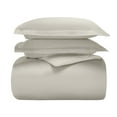 thumbnail image 2 of Superior Cotton Blend 600 Thread Count Duvet Cover Set, King/ California King, Stone, 2 of 6
