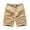 Khaki^, variant on Jjayotai George Shorts Men Above the Knee, Men's Shorts, Casual Classic Fit Drawstring Summer Beach Shorts with Elastic Waist and Pockets, Mens Cotton Shorts