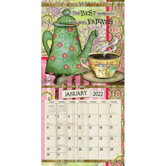 Wells Street by LANG Embrace The Day, 2022 12" x 12" Wall Calendar