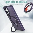 thumbnail image 6 of For Samsung Galaxy S23 Ultra Case, Military Grade Shockproof Compatible with Magsafe Rotating Stand Bumper Drop Protection Phone Case Cover for Samsung Galaxy S23 Ultra, Purple, 6 of 6
