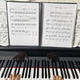thumbnail image 4 of Sheet Music Folder Large Capacity Practical Comfortable Viewing A4 PVC Music Book 40 Pages for Students Music Enthusiasts, 4 of 7