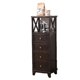 thumbnail image 2 of Cómoda de madera maciza, mueble de almacenamiento, tipo cajonera para dormitorio, mueble retro americano contra la pared, mueble lateral para sala de estar, 2 of 4