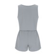 thumbnail image 4 of Beach Outfits For Women Two Piece Sets Summer Casual Trendy Shorts Matching Sets Sleeveless Beach Vacation Outfits, Limited Time Offer, 4 of 6
