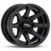 RockTrix RT102 12in ATV Wheel 4x110 Rim, 12x7, 2 5 Offset, For ATV UTV with SRA Solid Rear Axle, Compatible with Bombardier Honda Kawasaki Yamaha Suzuki 4/110