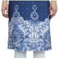 thumbnail image 1 of Bimba Women's Blue Printed Tunic Georgette Kurti Kurta Indian Long Blouse-26, 1 of 5