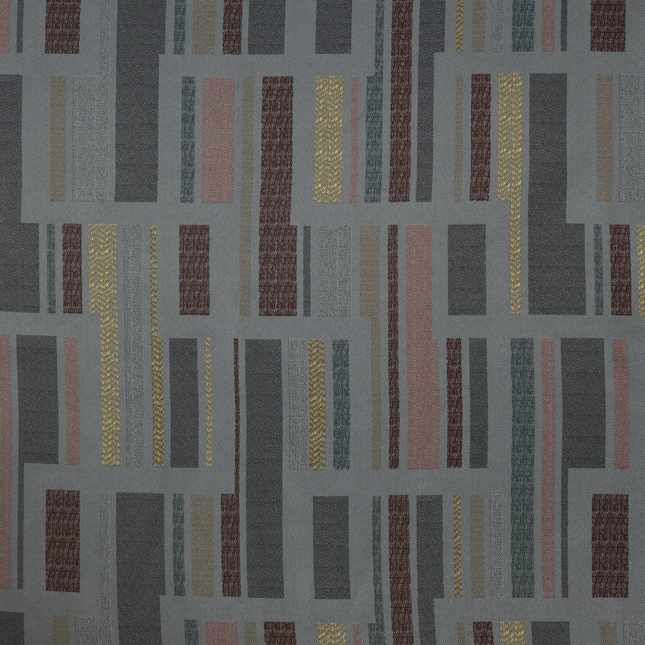 Mainstays Blackout Grommet Single Curtain Panel, 1 Panel, Gray Geometric, 40"W x 84"L