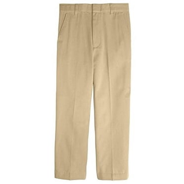 French Toast Boys' Adjustable Waist Relaxed Fit Pant (Standard & Husky), Gray, 10 in Dubai - UAE | Westlake