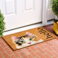 thumbnail image 2 of Calloway Mills 109601729 Calico Cat Doormat 17" x 29", 2 of 4