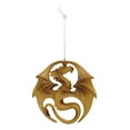 thumbnail image 3 of Anne Stokes Fantasy Royal Seal Golden Medal Dragon Tree Hanging Ornament Decor, 3 of 7