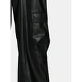 thumbnail image 3 of Madden NYC Women's Faux Leather Cargo Pants, Sizes XXS-XXL, 3 of 6
