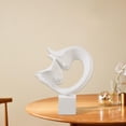 thumbnail image 3 of Estatuas abstractas nórdicas Macarena Escultura Personaje facial apasionado de medio cuerpo Resina blanco, 3 of 8