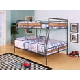 thumbnail image 5 of Bowery Hill Full XL over Queen Metal Bunk Bed in Sandy Black, 5 of 5
