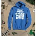 thumbnail image 3 of S4E Men's I Paused My Game to Be Here Hoodie Sweatshirts Large Royal Blue, 3 of 4