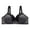 Black, variant on XMMSWDLA Women's Sports Bra, Soft Touch, Light Support Sports Bra for Women Yoga Bra Everyday Bras