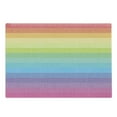 thumbnail image 1 of Vintage Rainbow Cutting Board, Abstract Lines Colors Grunge Old Fashioned Stripes Graphic, Decorative Tempered Glass Cutting and Serving Board, Large Size, Multicolor, by Ambesonne, 1 of 1