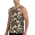 thumbnail image 2 of Fotbe Pug Pattern Men's Quick Dry Workout Tank Top Gym Muscle Tee Fitness Bodybuilding Sleeveless T Shirt Breathable Workout Shirt-Large, 2 of 9