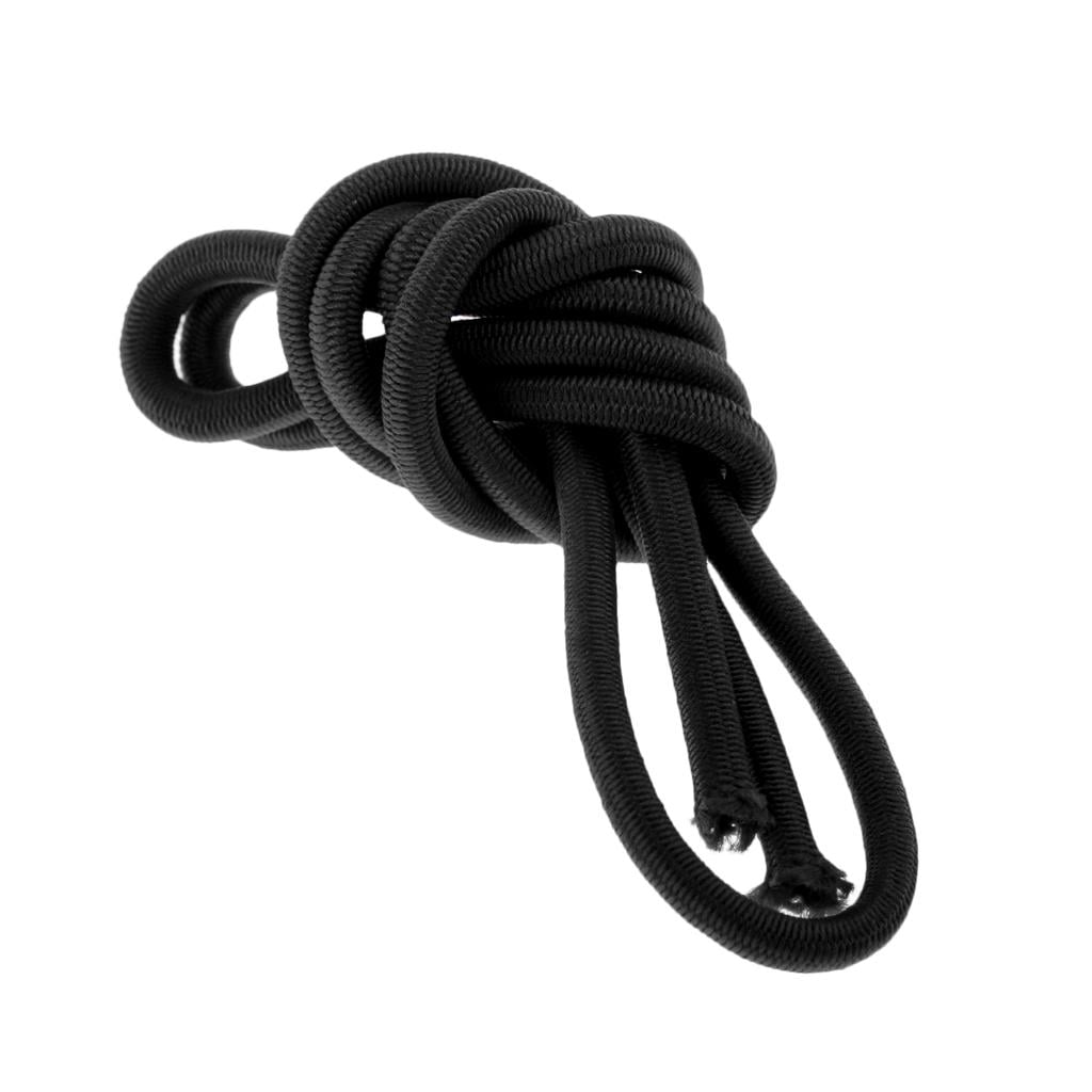 8mm x 100 Meters Black Elastic Bungee Rope Shock Cord Tie Down Boats Trailers 