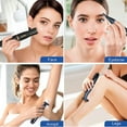 thumbnail image 4 of Electric Face Hair Removers Hair Removal Device Bikinis Line Trimming Tool Washable Device Suitable for Woman Body Use, 4 of 8