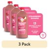 (3 pack) Bolthouse Farms Fruit Juice Smoothie, Strawberry Banana, 52 fl. oz. Bottle