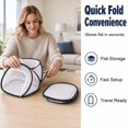 thumbnail image 4 of Foldable Butterfly Habitat Mesh Cage 12x12x12 Inch, Portable Observation Enclosure with Zipper Door for Caterpillars & Small Creatures, 4 of 8