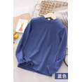 thumbnail image 1 of Camiseta informal de otoño/invierno para niños y niñas, Top de capa Base cálida de lana, medio Polo de Color sólido/cuello de tortuga, Top de longitud media, 1 of 5