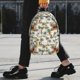 thumbnail image 2 of Easygdp Hawaiian Style Mochila Ligera de 15 Pulgadas para Estudiantes, Mochila Cómoda para la Escuela y Viajes, Correas Ajustables, 2 of 6