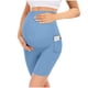 thumbnail image 2 of ShomPort Women's Maternity Yoga Shorts Over The Belly Pregnancy Workout Running Active Short Pants with Pockets, 2 of 3