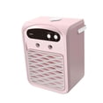 thumbnail image 3 of Mini enfriador de aire personal, ventilador portátil de 1000 ml, versátil y recargable con luz de aire. Rosa, 3 of 9
