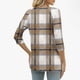 thumbnail image 3 of Tejiojio 3/4 Length Seelve Shirts for Women Casual Printed Crewneck Blouse Loose Fit Summer Top, 3 of 5