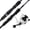 Lethal Phantom-Spinning, variant on KastKing Lethal Phantom Twin-Tip Spinning Fishing Rod and Reel Combo, 2000 Reel, 6'8" M Rod IM6 Graphite, 2-Piece