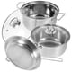 thumbnail image 3 of GOOHOCHY 1 juego de ollas de acero inoxidable, utensilios de cocina de metal, olla para leche, juego de ollas y sartenes para cocina, 3 of 8