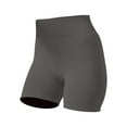 thumbnail image 1 of PEASKJP Biker Shorts Women Tummy Control Soft Stretch Hiking Shorts Workout Yoga Shorts Dark Blue L, 1 of 5