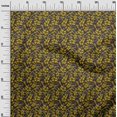 thumbnail image 2 of oneOone Polyester Lycra Fabric Leaves & Floral Artistic Printed Craft Fabric BTY 56 Inch Wide, 2 of 4