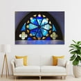 thumbnail image 4 of Stained Glass Church Window Poster Decorative Painting Canvas Wall Art Living Room Posters Bedroom Painting,Unframe-style,08x12inch(20x30cm), 4 of 8