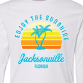 thumbnail image 4 of Inktastic Summer Enjoy the Sunshine Jacksonville Florida in Blue Long Sleeve Youth T-Shirt, 4 of 5