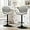 Grey, variant on Bar Stools Set of 2, Adjustable Faux Leather Counter Height Barstools with footrest, Swivel Bar chiars 24-32inch for Bar, Kitchen Island, Dining Room,Beige