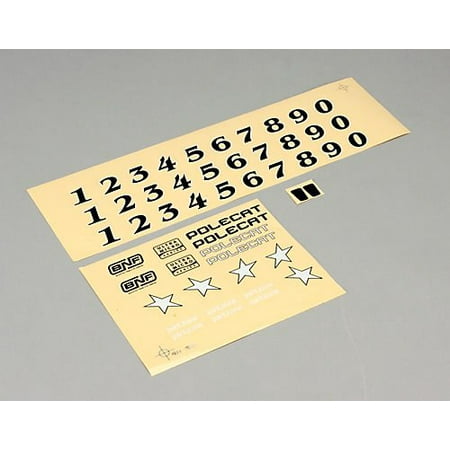 - ParkZone Decal Sheet: Ultra Micro Pole Cat, PKZU1402