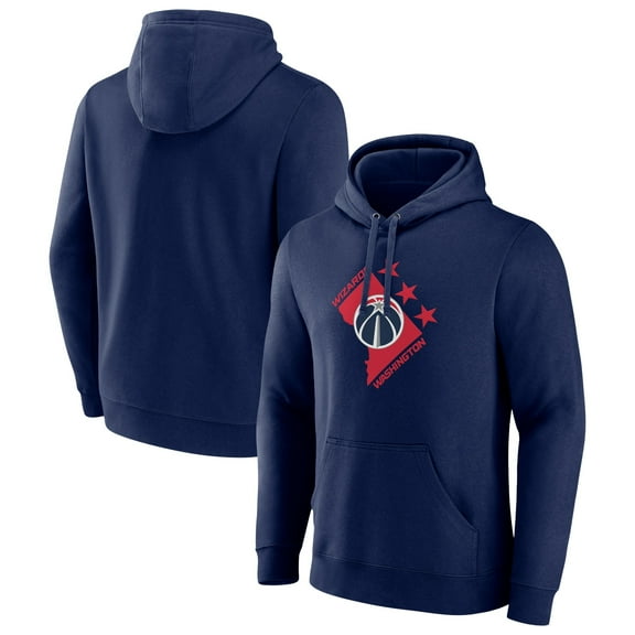 Men's Navy Washington Wizards Tip-Off Pullover Hoodie