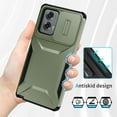 thumbnail image 7 of for Moto G Power (2025) Case with Built-in Camera Lens Slide Cover, Heavy-Duty Shockproof Rugged Case Heavy Duty Bumper Shockproof Phone Cover for Moto G Power (2025),Darkgreen, 7 of 7